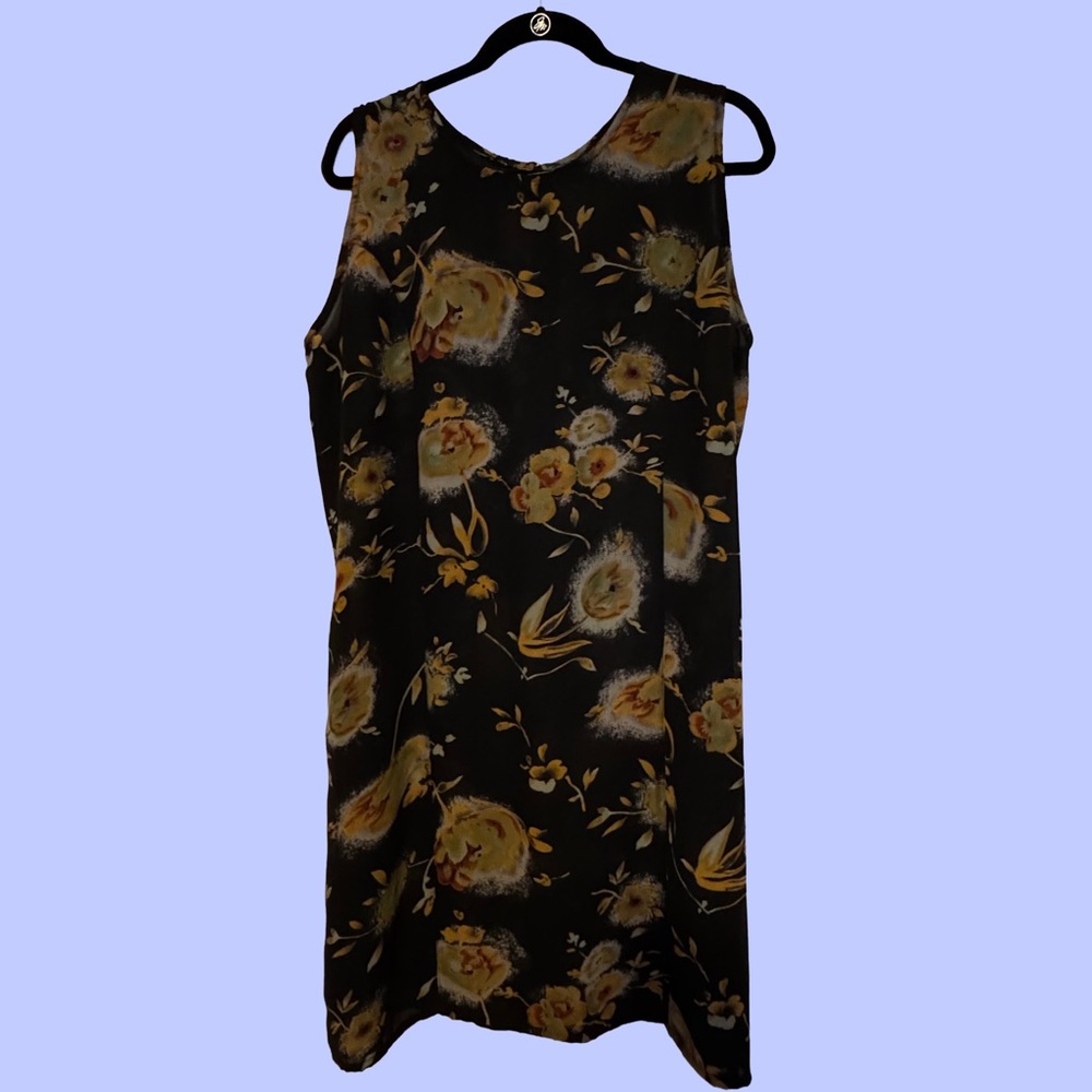 Vintage Kamal Dark Academia Dress Sz 16